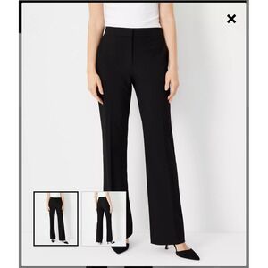 Ann Taylor Women's Size 8 Black Dress Pants Seamless Professional Wear Zipper